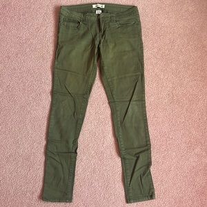 Army Green Jeans Size 3